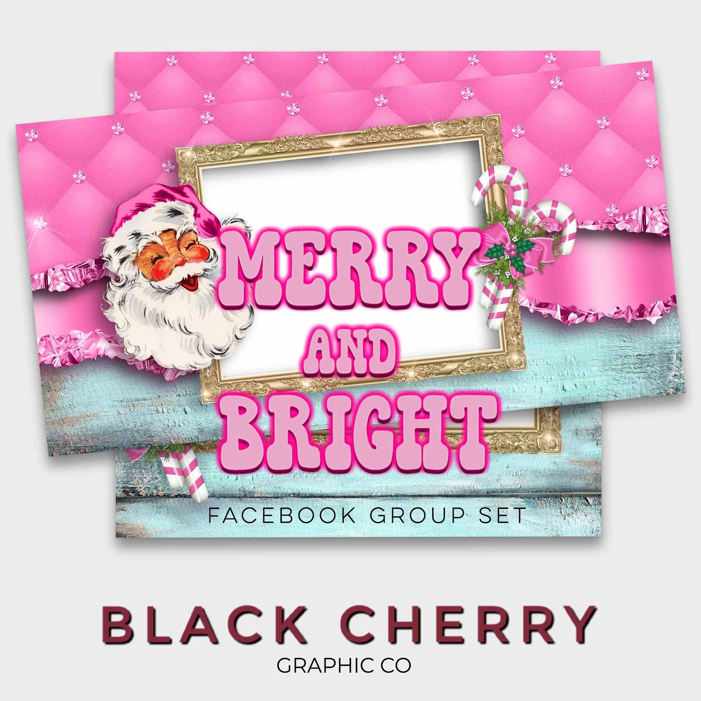 Merry & Bright Facebook Group Set