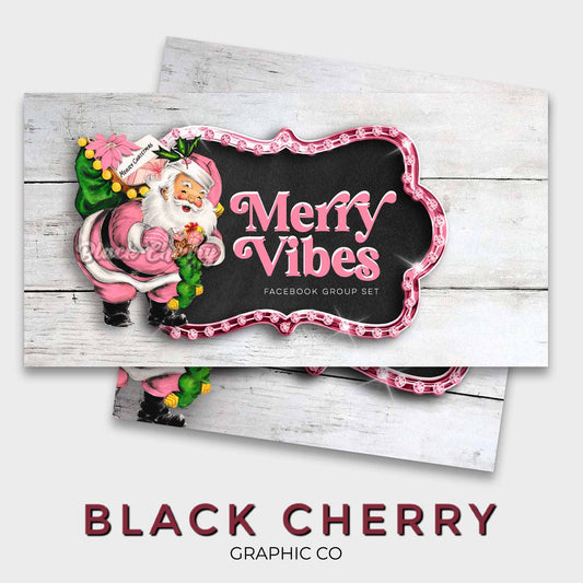 Merry Vibes Facebook Group Set